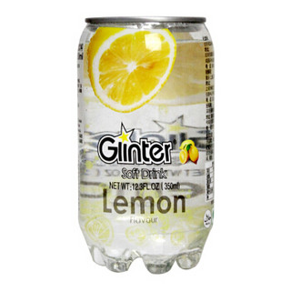 GLINTER 运得 果味碳酸饮料 350ml*8罐 柠檬味