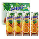 safari 萨法瑞 橙汁100%纯果汁1L*2瓶+菠萝汁100%纯果汁1L*2瓶礼盒 *3件