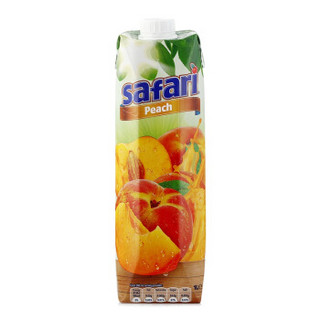 safari 萨法瑞 100%纯果汁礼盒  1L*4 桃汁 