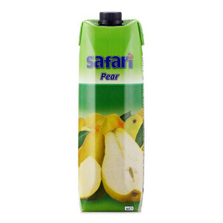 safari 萨法瑞 100%纯果汁礼盒  1L*4 梨果肉饮料 