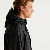 PULL&BEAR 09713714 男士长款压胶派克大衣