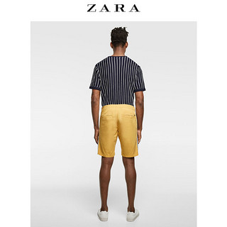  ZARA 06786415305 男士侧边带饰百慕大短裤