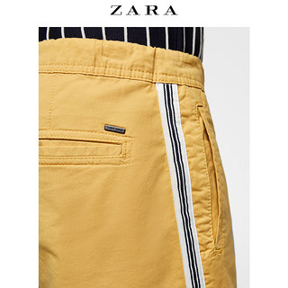  ZARA 06786415305 男士侧边带饰百慕大短裤