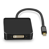 IT-CEO Mini DP转VGA/HDMI/DVI三合一转换器 Y1DP-VHD