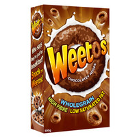  Weetabix 维他麦 维多滋系列 巧克力味脆麦圈 500g