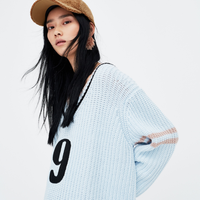 PULL＆BEAR 05559206 女士中长款针织衫