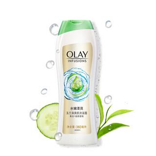 OLAY 玉兰油 美肌清爽系列 青瓜+绿茶香氛 沐浴露 360ml *8件