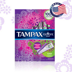 TAMPAX 丹碧丝 导管式 幻彩系列 大流量卫生棉条 16支装 +凑单品