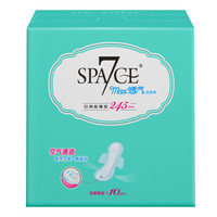 SPACE7 七度空间 SPACE 7）MISS透气 丝极薄 日用卫生巾 245mm*10片 （高端系列姨妈巾）