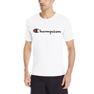 Champion 冠军 男士短袖T恤GT19-Y06136 白色 M