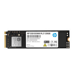 HP 惠普 EX900 M.2 NVMe 固态硬盘 120GB（PCI-E3.0）