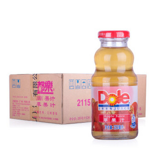 Dole 都乐 果汁饮料 250ml*24瓶 苹果汁