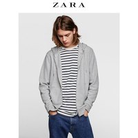 ZARA 01701440052 男士珠地布连帽卫衣