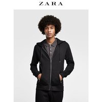 ZARA 01701440052 男士珠地布连帽卫衣