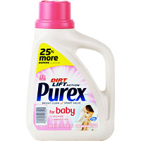 10号10点：Purex 宝贝舒 婴幼儿衣物洗衣液 1.47L  *2件