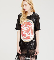 ARK FAIRWHALE 马克华菲 427186051013 女士直筒连衣裙