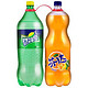 Coca Cola 可口可乐 碳酸饮料组合装 雪碧 柠檬味 2L+芬达 橙味 2L