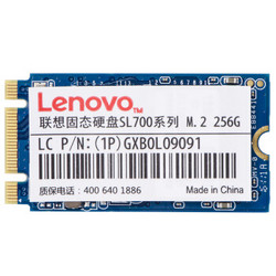 联想（Lenovo) SSD固态硬盘 256GB M.2接口(SATA总线) SL700固态宝系列 2242板型