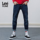 双11预售：Lee 李 L117093QJ8NB 男士X-line水洗蓝色牛仔裤