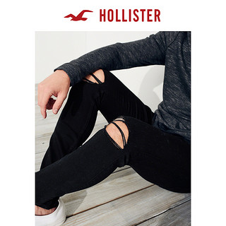 HOLLISTER 187951 男士紧身破洞牛仔裤 