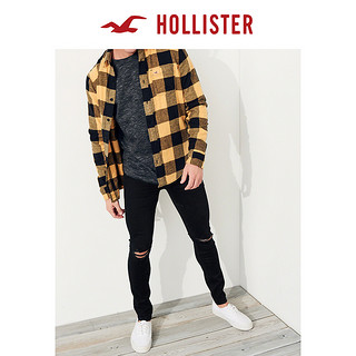 HOLLISTER 187951 男士紧身破洞牛仔裤 