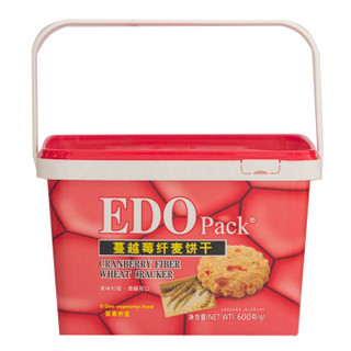 EDO Pack 苏打夹心饼干 600g 蔓越莓味 