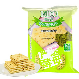 EDO pack 酵母的咸饼干 100g 海苔味 