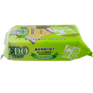 EDO pack 酵母的咸饼干 100g 海苔味 