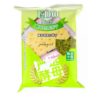 EDO pack 酵母的咸饼干 300g 海苔味 