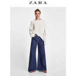 ZARA 00264157251 V领带褶T恤