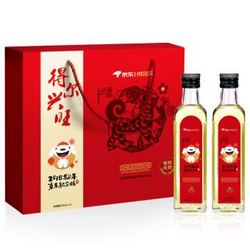 得尔乐 有机山茶油（油茶籽油）压榨一级325ml*4瓶 *2件