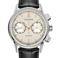 LONGINES 浪琴 Heritage 经典复古系列 L2.814.4.76.0 男士机械腕表