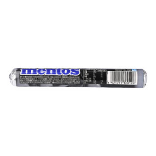 曼妥思（mentos）劲嚼充气糖 特强薄荷味 条糖 37g/条(新老包装交替发货)