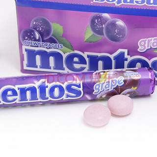 曼妥思（mentos）劲嚼充气糖 葡萄味 条糖 37g/条(新老包装交替发货)