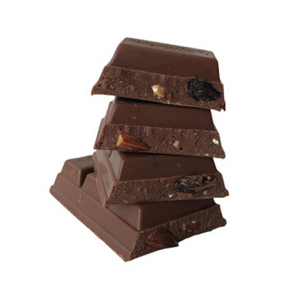 新西兰原装进口Whittaker's惠特克扁桃仁黑巧克力50g条状排块 高端巧克力喜糖 可自由搭配 葡萄干扁桃仁50g
