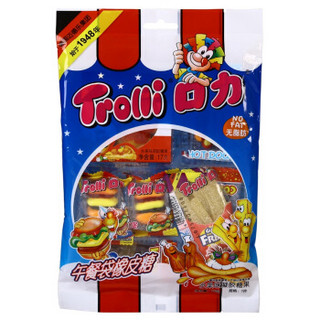 Trolli 口力 德国口力 糖果水果味橡皮糖 美式午餐造型橡皮软糖 77g