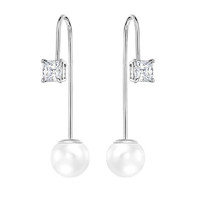 SWAROVSKI 施华洛世奇 5186650  ATTRACT  水晶珍珠穿孔耳环