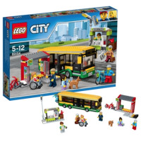 LEGO 乐高 City 城市系列 60154 公交车站 *3件