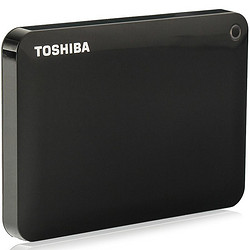 TOSHIBA 东芝 V8 CANVIO高端系列 2.5英寸 移动硬盘 1TB 经典黑