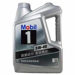 Mobil 美孚 银美孚全合成机油 SN级 5w-40 4L