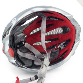 Shimano骑行头盔 KABUTO REGAS-2自行车头盔山地车公路车男女头盔 白灰色 M/L