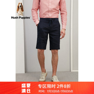 Hush Puppies 暇步士 PQ-28315Z 男士棉麻休闲短裤 32