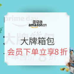 亚马逊中国 Prime Day 大牌箱包