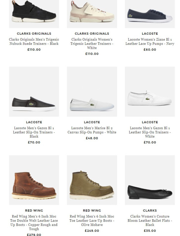 all sole 精选鞋靴专场(含Clarks、Converse、Red Wing等)