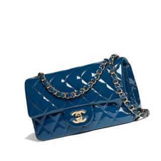 CHANEL 香奈儿 Classic Flap系列 漆皮翻盖迷你包