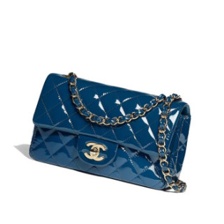 CHANEL 香奈儿 Classic Flap系列 漆皮翻盖迷你包