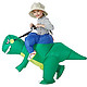 恐龙充气服装 儿童玩具服装 自动充气 （四色可选）