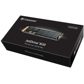  创见(Transcend)820苹果升级专用PCI-e 3D-TLC SSD 480G（无外接盒）