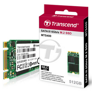 Transcend 创见 MTS400 NGFF 固态硬盘 512GB