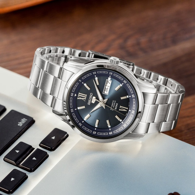 双11预售：SEIKO 精工 5号 SNKP17K1 男款机械表腕表